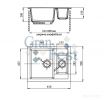 Кухонная мойка GranFest Quadro GF-Q610K