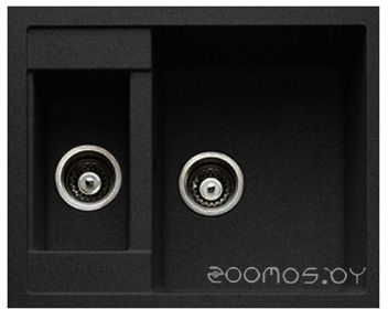 Кухонная мойка GranFest Quadro GF-Q610K (Black), фото 1