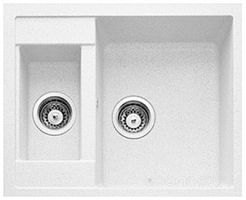 Кухонная мойка GranFest Quadro GF-Q610K (White)