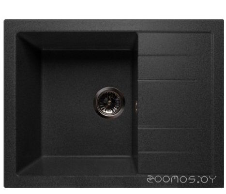 Кухонная мойка GranFest Quadro GF-Q650L (Black)