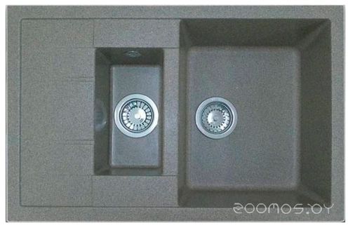Кухонная мойка GranFest Quadro GF-Q775KL (Grey), фото 1