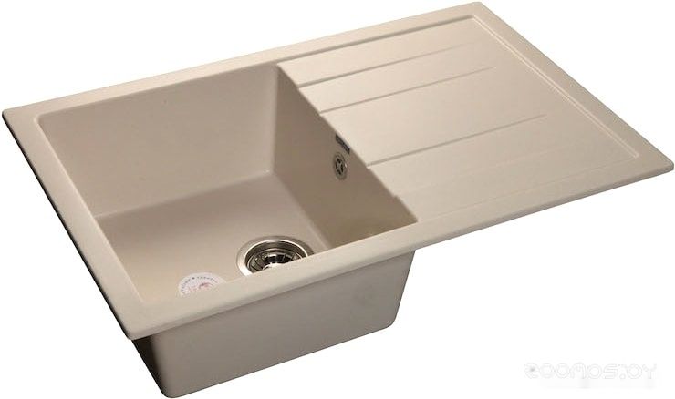 Кухонная мойка GranFest Quadro GF-Q780L (бежевый), фото 1