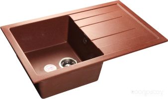 Кухонная мойка GranFest Quadro GF-Q780L (красный марс)