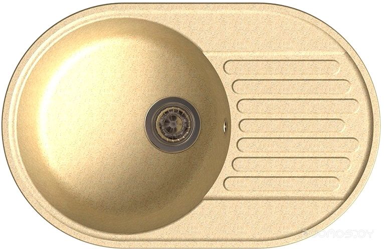 Кухонная мойка GranFest Quarz GF-Z18 (Beige), фото 1