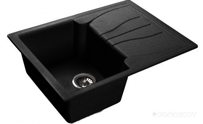 Кухонная мойка GranFest Standart GF-S680L (Black), фото 3
