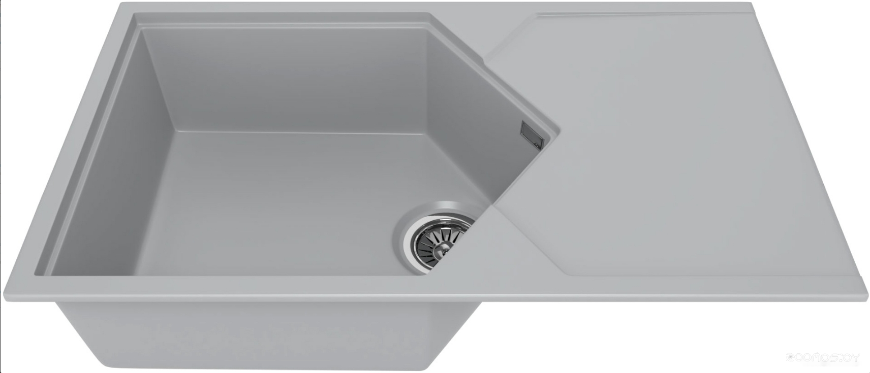 Кухонная мойка KitKraken Sea K-850 + разделочная доска, фото 5