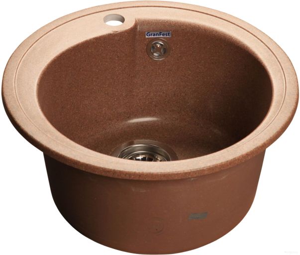 Кухонная мойка GranFest Rondo GF-R450 (терракот), фото 1