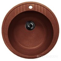 Кухонная мойка GranFest Rondo GF-R520 (красный марс)