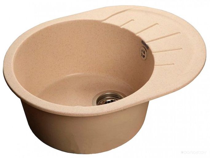 Кухонная мойка GranFest Rondo GF-R580L (Beige), фото 1