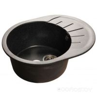 Кухонная мойка GranFest Rondo GF-R580L (Black)