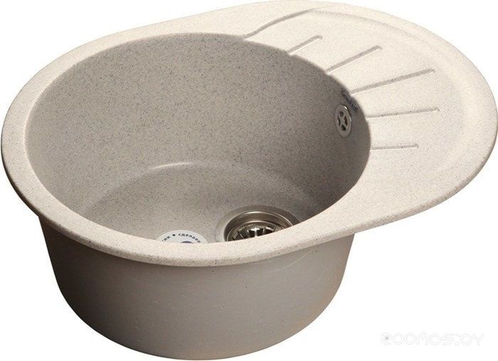 Кухонная мойка GranFest Rondo GF-R580L (Grey), фото 1