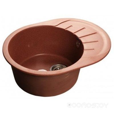 Кухонная мойка GranFest Rondo GF-R580L (Red Mars), фото 1