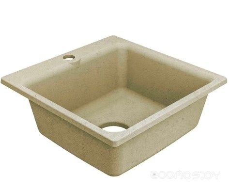 Кухонная мойка GranFest Smart GF-SM430 (Beige), фото 1