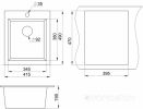 Кухонная мойка Granula GR-4201 черный