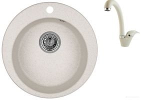 Кухонная мойка Granula GR-4801 + 40-03 (Пирит)