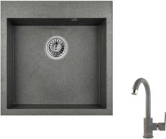 Кухонная мойка Granula GR-5102 + 35-05 (Graphite)