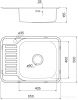 Кухонная мойка IDDIS Basic BAS65SRi77 (чаша справа)