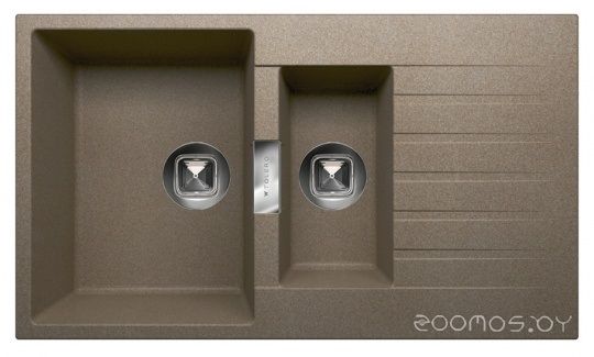 Мойка кухонная Tolero TL-860 (Dark Beige), фото 1