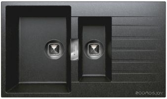 Мойка кухонная Tolero TL-860 (черный)