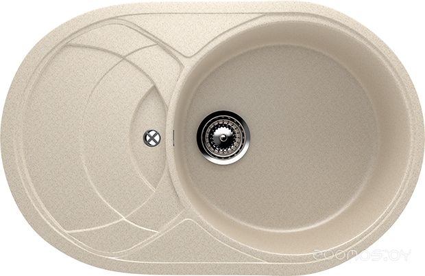 Кухонная мойка Ulgran U-110 328 (БЕЖЕВЫЙ), фото 1