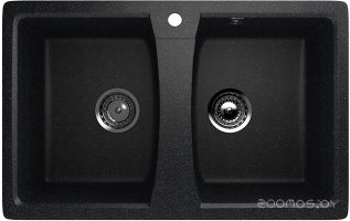 Кухонная мойка Ulgran U-402 308 (ЧЕРНЫЙ)