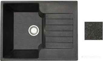 Кухонная мойка БелЭворс Compact R (Черный)