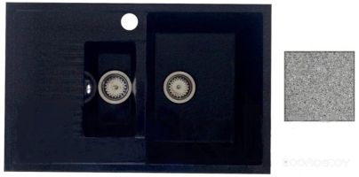 Врезная кухонная мойка БелЭворс FORMA R (Grey)