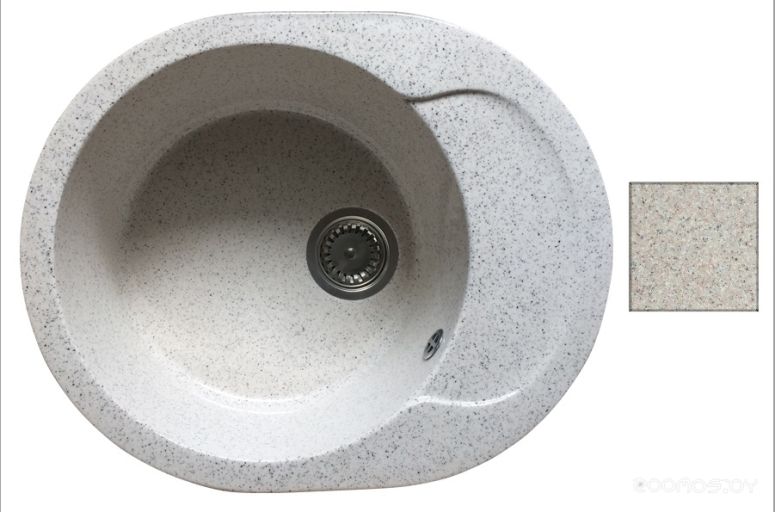 Кухонная мойка БелЭворс Lux R (Light Beige), фото 1