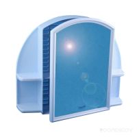 Шкаф с зеркалом для ванной Berossi Орион АС 11808000 (Светло-Голубой)