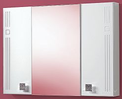  АКВАЛЬ Шкаф с зеркалом Оливия 90 [EO.04.90.00.N]
