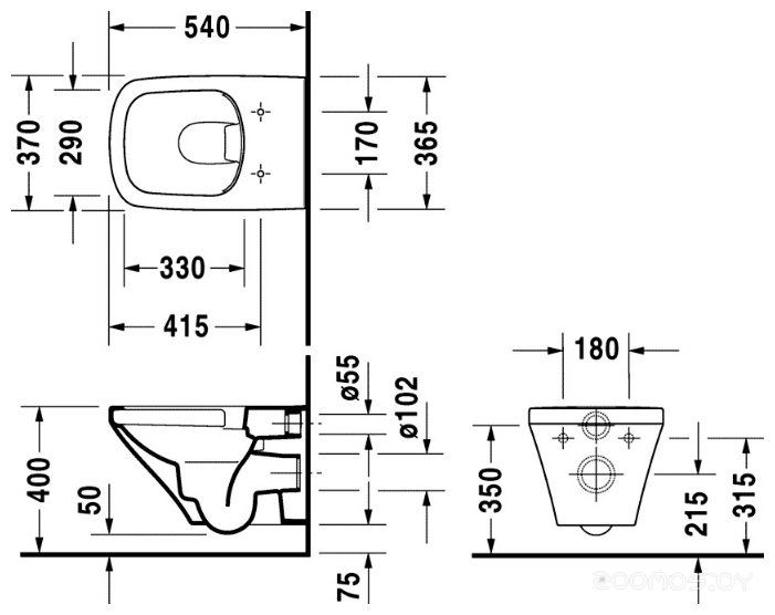 Унитаз Duravit DuraStyle (253809), фото 2