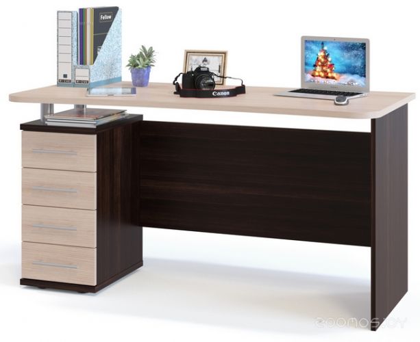 Письменный стол Сокол КСТ-105.1 (венге/беленый дуб)