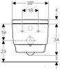 Унитаз-биде Geberit AquaClean Mera Comfort 146.214.21.1