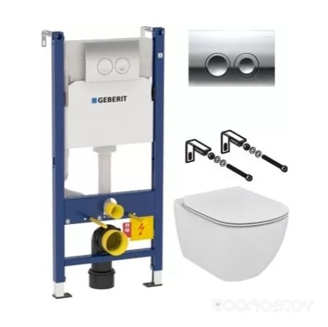 Унитаз Geberit Standard Tesi T007901 + T352701 + 458.124.21.1, фото 1