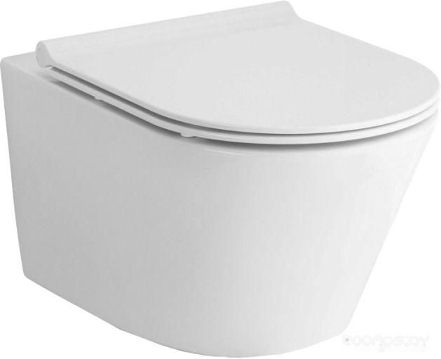 Унитаз Lucco Avva Rim Art 100314-101 с пневмокрышкой дюропласт, фото 1