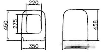 Унитаз Vitra L-box Shift Rimex 9855B003-7200, фото 6
