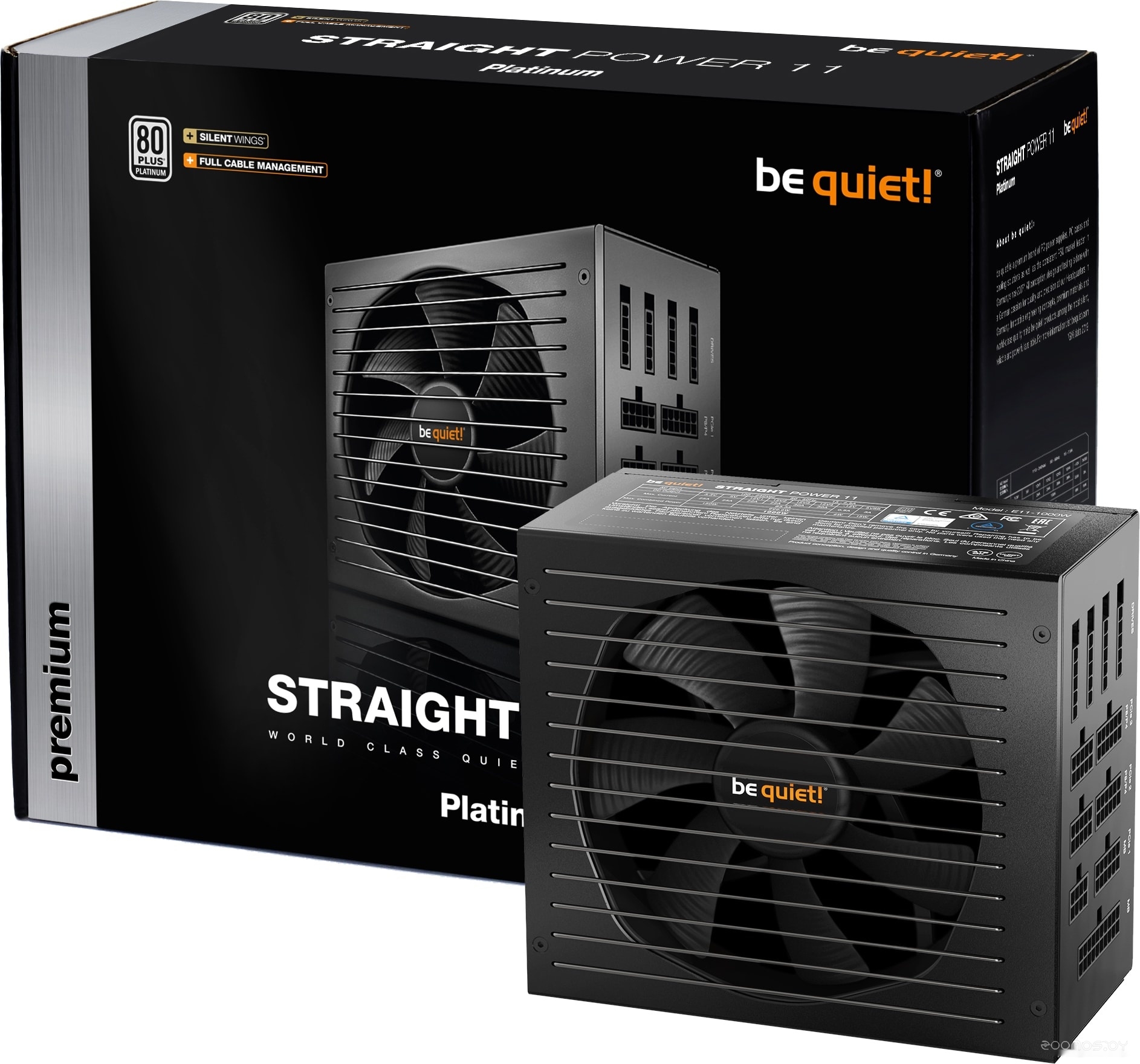 Блок питания be quiet! Straight Power 11 Platinum 850W BN308, фото 4