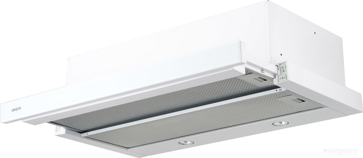 Кухонная вытяжка AKPO Light eco glass twin 50 WK-7 (белый), фото 1