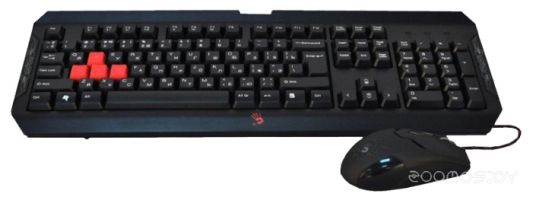 Клавиатура + мышь A4Tech Bloody Q1100 Black USB