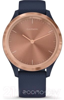 Умные часы Garmin Vivomove 3S (Gold-Dark Blue)