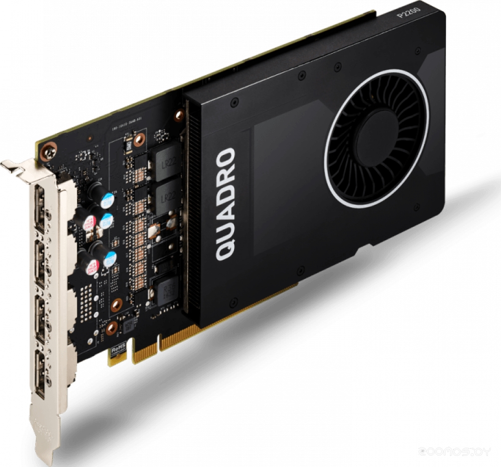 Видеокарта PNY Quadro P2200 5GB GDDR5X VCQP2200BLK-1, фото 3