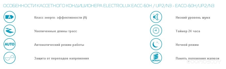 Сплит-система Electrolux EACC-60H/UP3/N3, фото 5