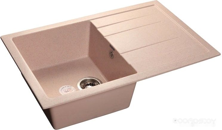Кухонная мойка GranFest Quadro GF-Q780L (светло-розовый), фото 1