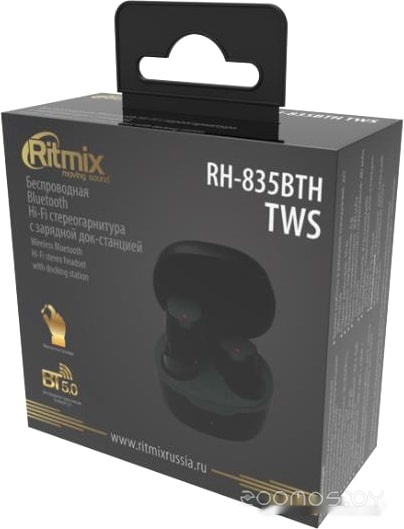 Наушники Ritmix RH-835BTH TWS (черный), фото 2