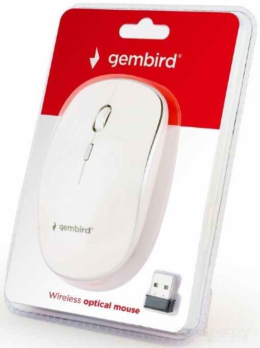 Мышь Gembird MUSW-4B-01-W, фото 2