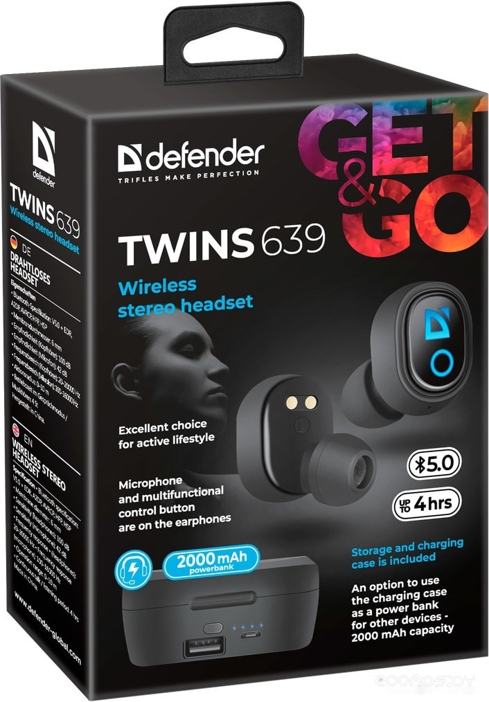 Наушники Defender Twins 639, фото 3