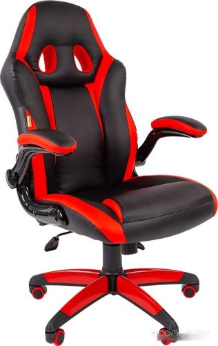 Кресло Chairman Game 15 (черный/красный)