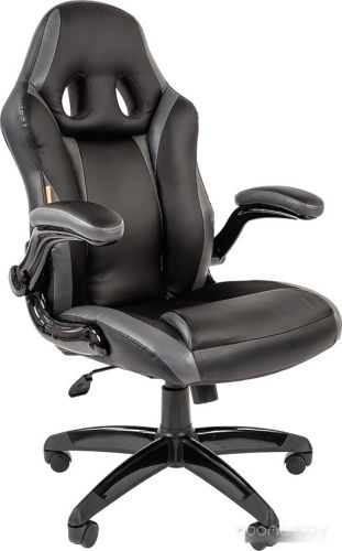 Кресло Chairman Game 15 (черный/серый)