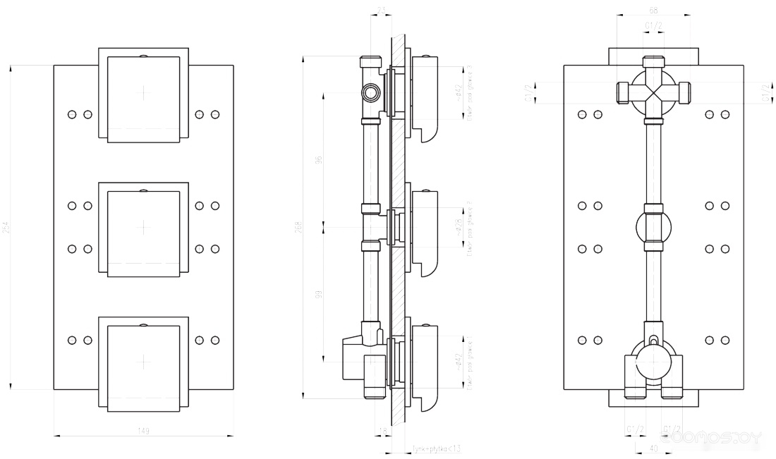 Смеситель Deante Multi-System NAC 09AT, фото 2
