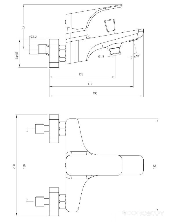 Смеситель Deante Hiacynt BQH N11M, фото 3